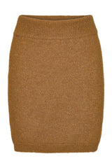 HUNKØN Adriana Knit Skirt Skirts Camel