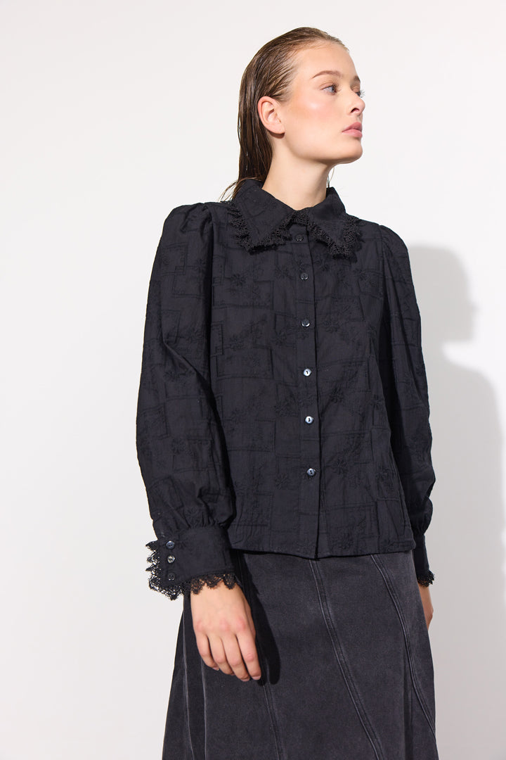 HUNKØN Agata Shirt Shirts Black