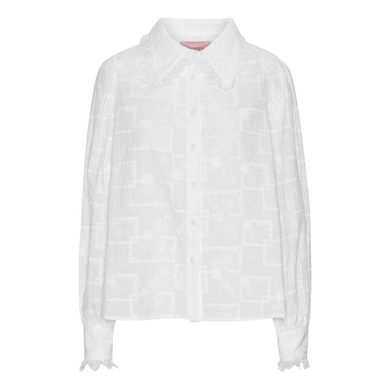 HUNKØN Agata Shirt Shirts White