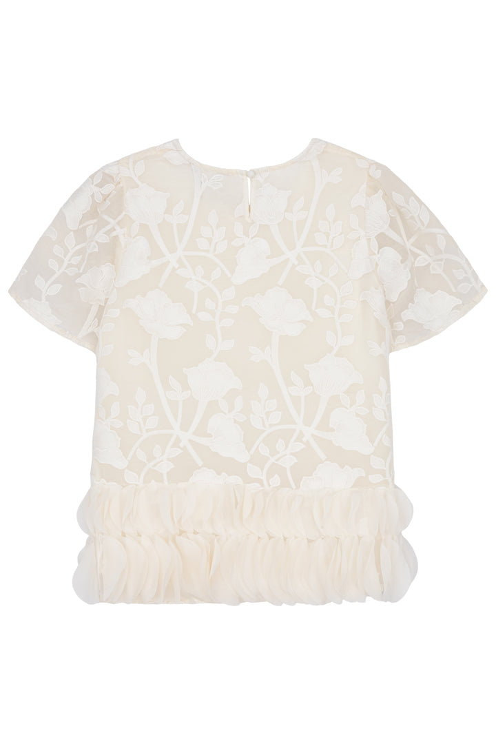 HUNKØN Aiko Blouse Blouses Cream