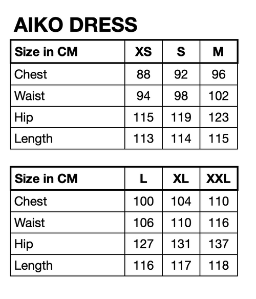 HUNKØN Aiko Dress Dresses Cream