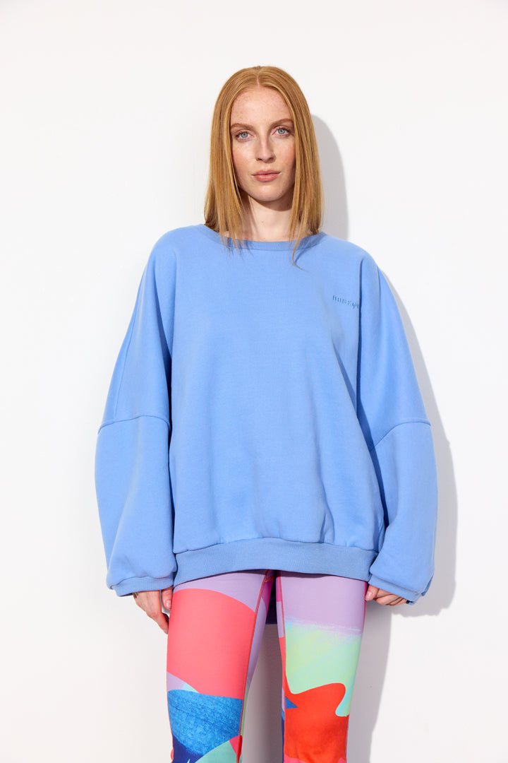 HUNKØN Ava Sweatshirt Sweatshirts Blue