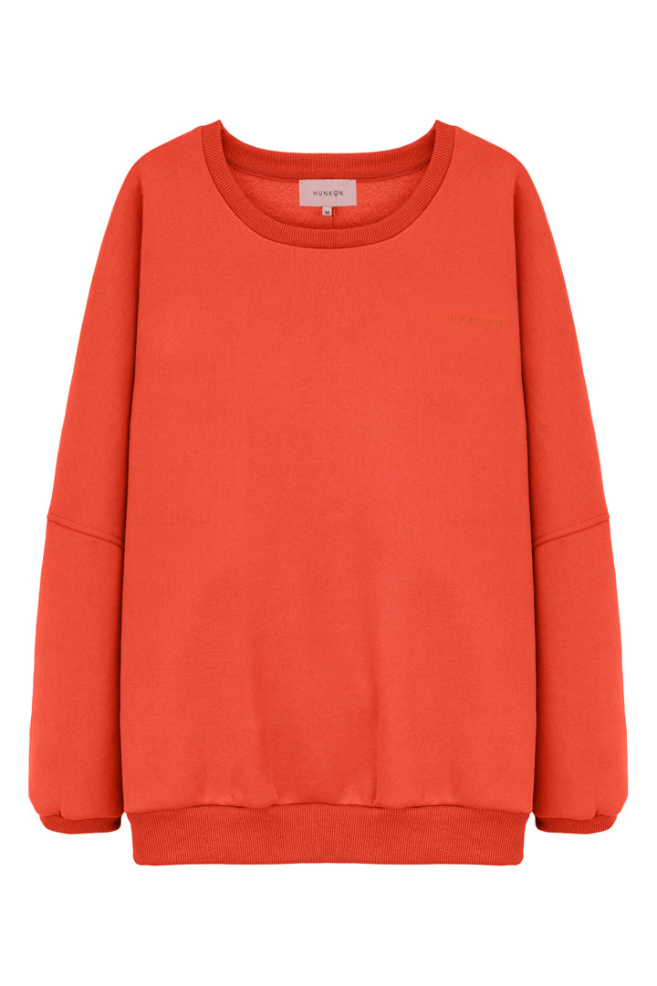 HUNKØN Ava Sweatshirt Sweatshirts Orange