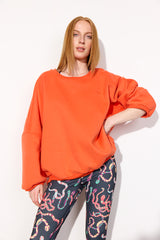 HUNKØN Ava Sweatshirt Sweatshirts Orange