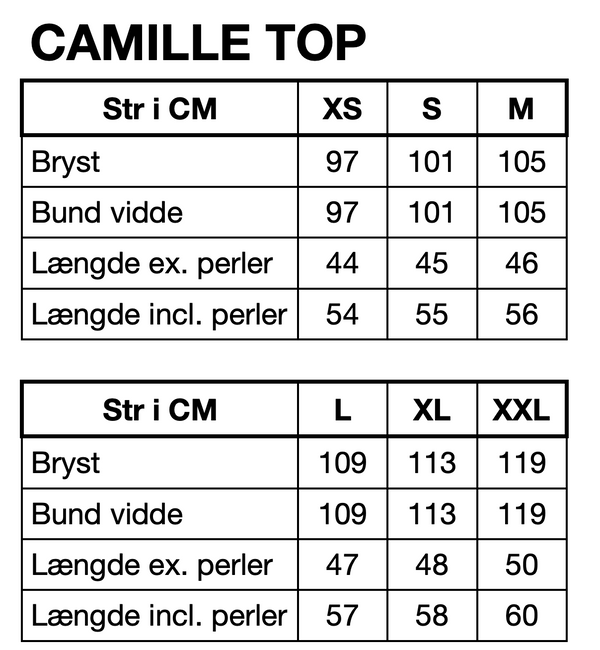 HUNKØN Camille top Tops White