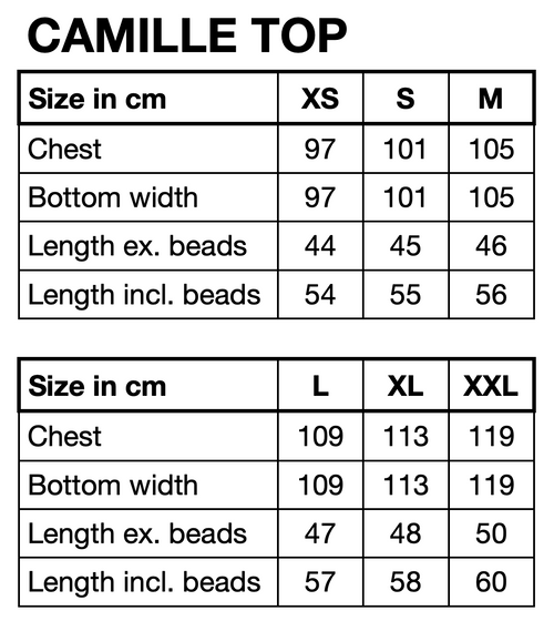 HUNKØN Camille top Tops White