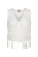 HUNKØN Camille top Tops White