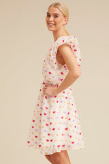 HUNKØN Dahlia Wing Dress Dresses Pink Hearts