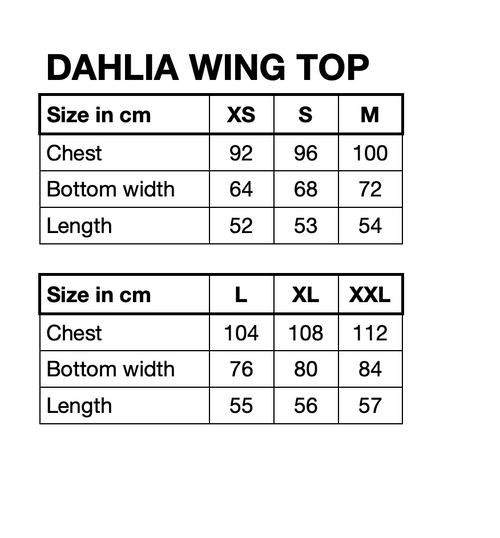 HUNKØN Dahlia Wing Top Tops Pink Hearts