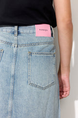 HUNKØN Dolly Denim Skirt Skirts Light Denim