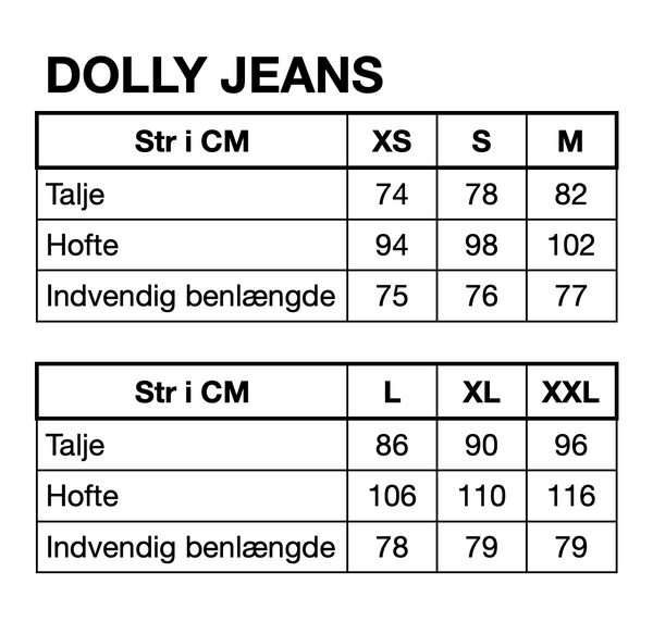 HUNKØN Dolly Denim Trousers Trousers Light Denim