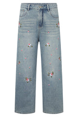 HUNKØN Dolly Denim Trousers Trousers Light Denim