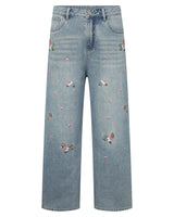 HUNKØN Dolly Denim Trousers Trousers Light Denim