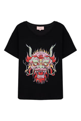 HUNKØN Dragon T-shirt T-shirts Black