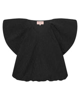 HUNKØN Ebba Wing top Tops Black