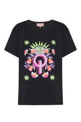 HUNKØN Flowerchild T-shirt T-shirts Black