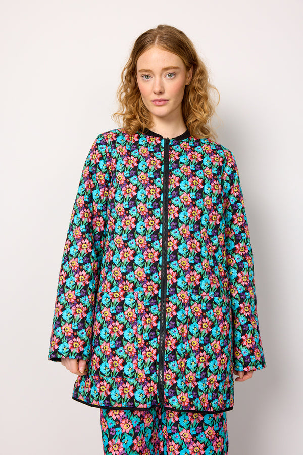 HUNKØN Gloria Quilt Jacket Jackets Flowerbomb Art Print