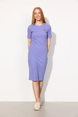 HUNKØN Indie Dress Dresses Purple Striped