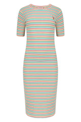 HUNKØN Indie Dress Dresses Rainbow Striped