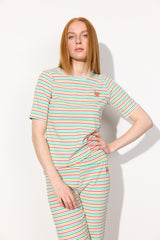 HUNKØN Indie T-shirt T-shirts Rainbow Striped