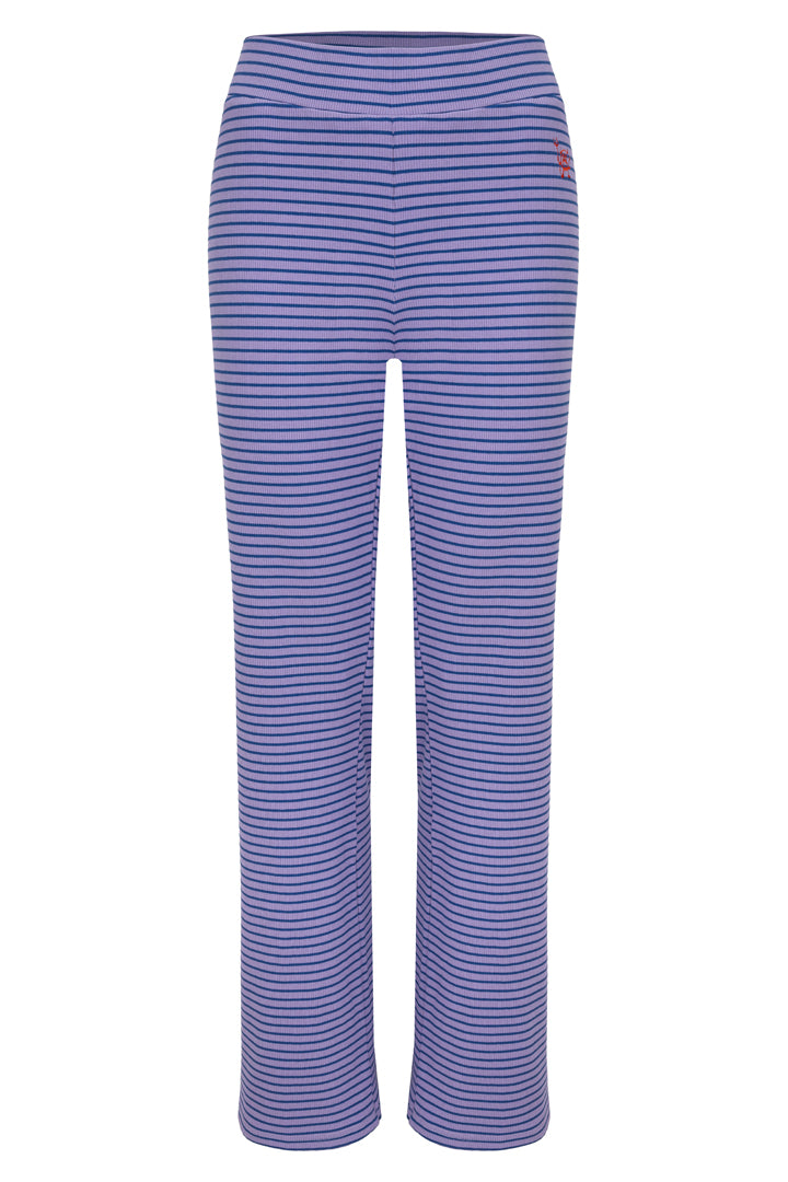 HUNKØN Indie Trousers Trousers Purple Striped