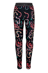 HUNKØN Inga Leggings Leggings Black snake Art Print