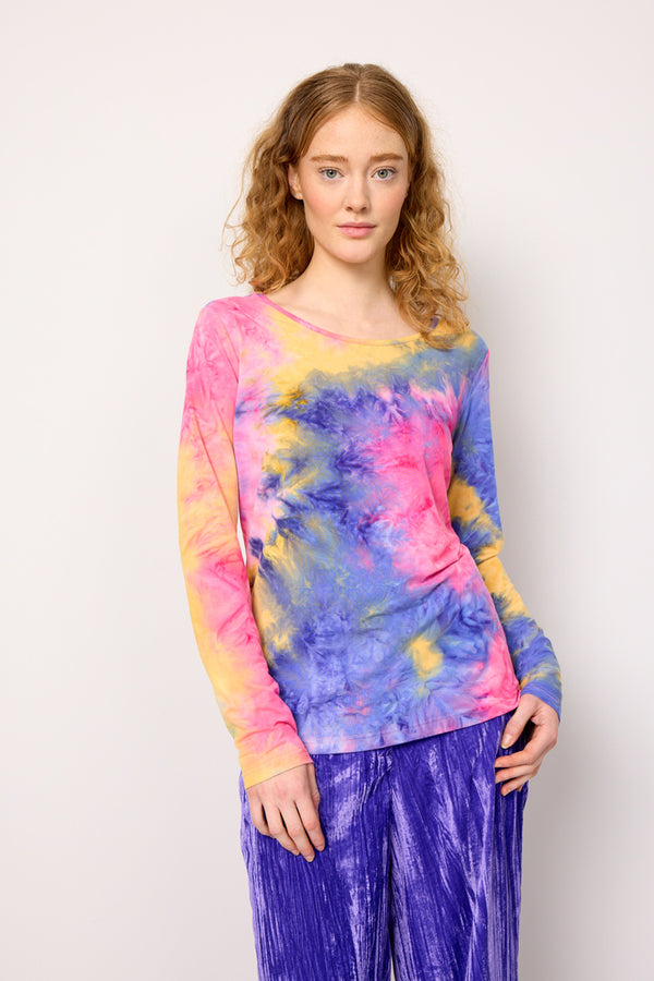 HUNKØN Joan Blouse Blouses Tie dyed