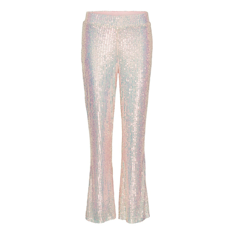 HUNKØN Karin Sequin Trousers Trousers White