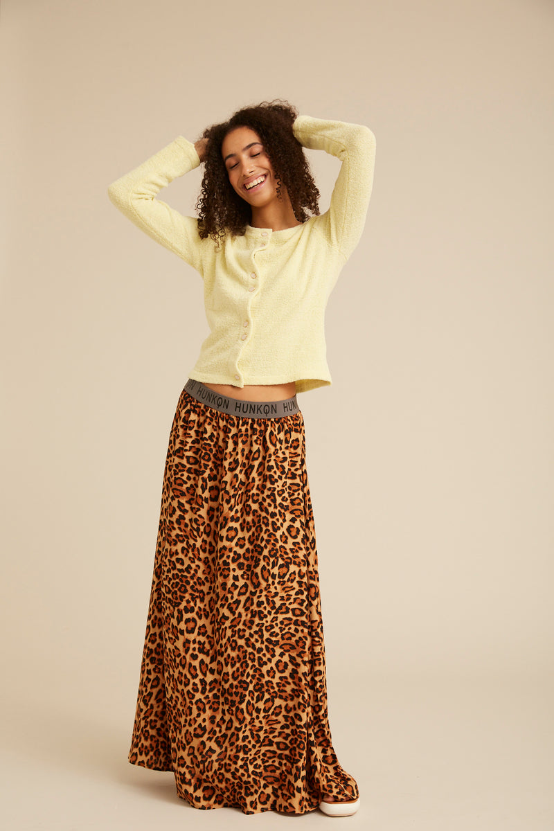 HUNKØN Kate Skirt Skirts Leopard