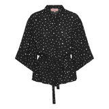 HUNKØN Kris Shirt Shirts Black w/White dots