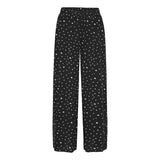 HUNKØN Kris Trousers Trousers Black w/White dots