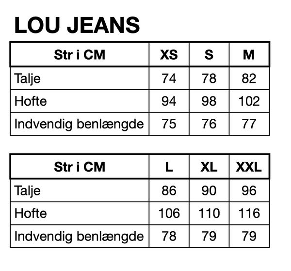 HUNKØN Lou Jeans Trousers Light Denim