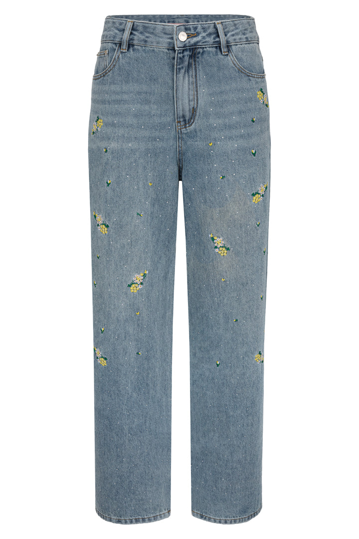 HUNKØN Lou Jeans Trousers Light Denim