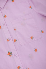 HUNKØN Louise Shirt Shirts Lavender floral