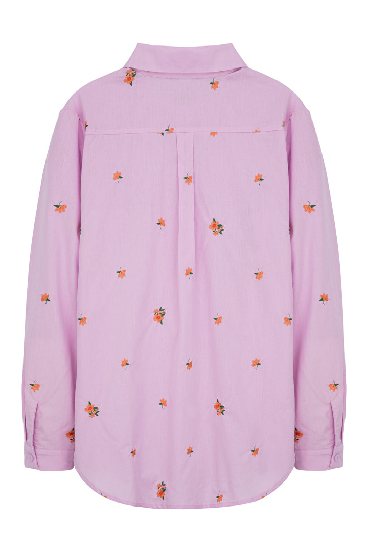 HUNKØN Louise Shirt Shirts Lavender floral