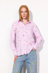 HUNKØN Louise Shirt Shirts Lavender floral