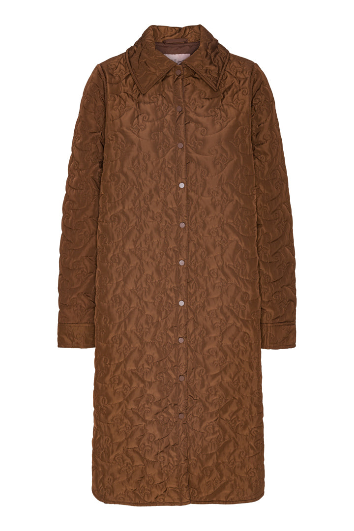 HUNKØN Ludmilla Coat Jackets Brown