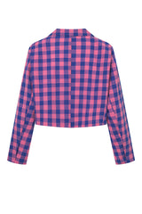 HUNKØN Pamela Jacket Jackets Pink Checked