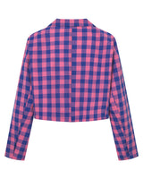 HUNKØN Pamela Jacket Jackets Pink Checked