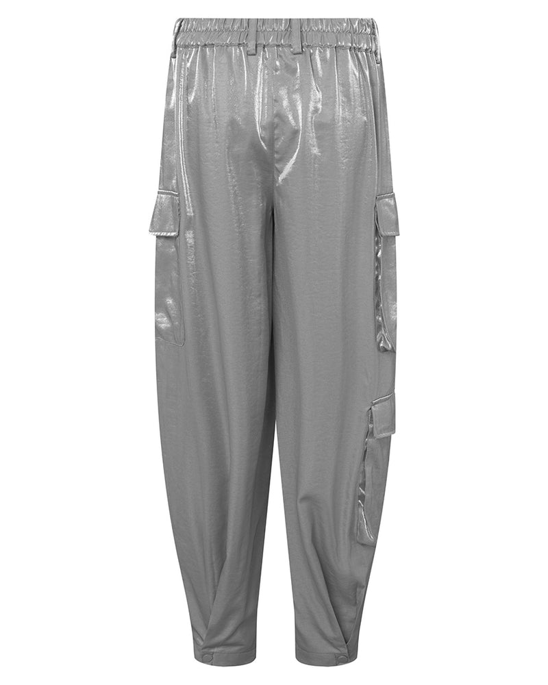 HUNKØN Patrice Cargo pants Trousers Silver