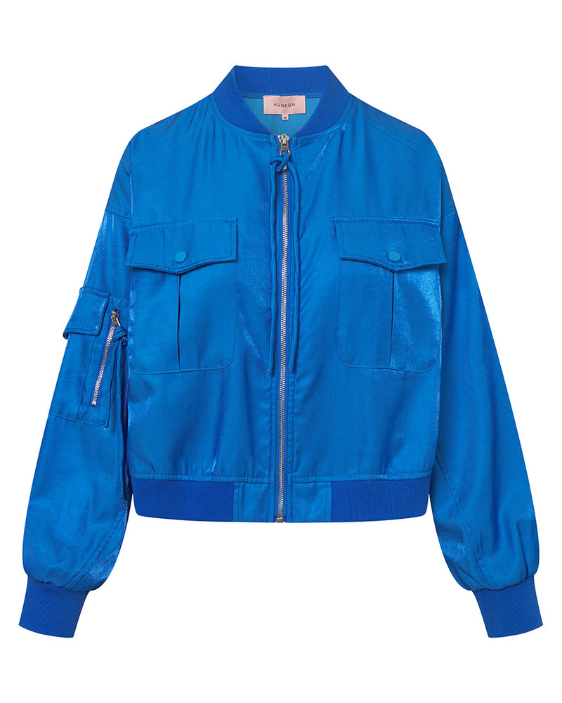 HUNKØN Patrice Jacket Jackets Sky blue