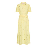 HUNKØN Presley Dress Dresses Yellow Floral