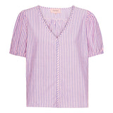 HUNKØN Randi Top Tops Pink Striped