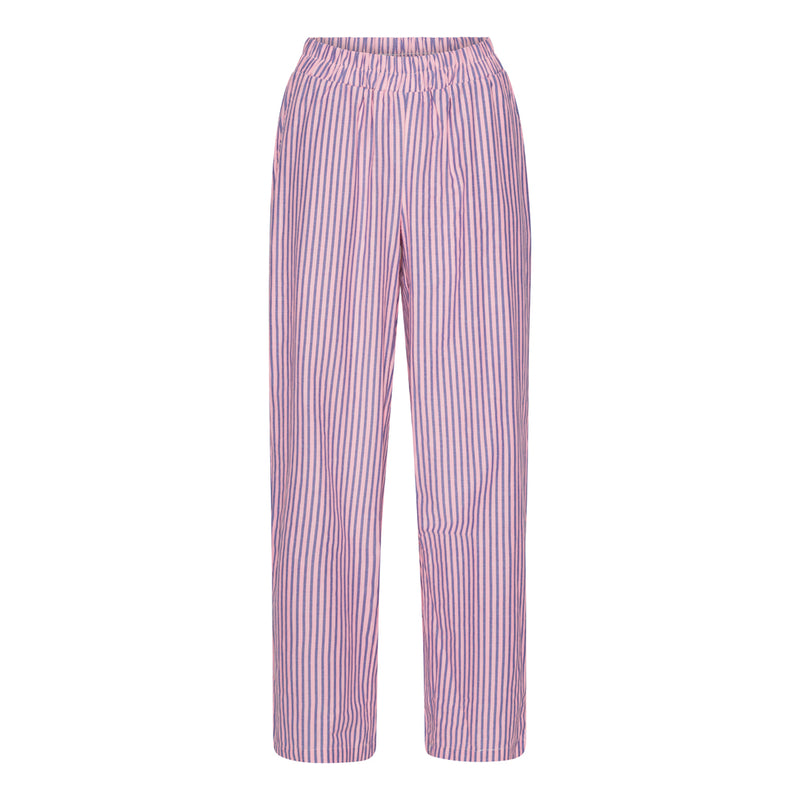 HUNKØN Randi Trousers Trousers Pink Striped