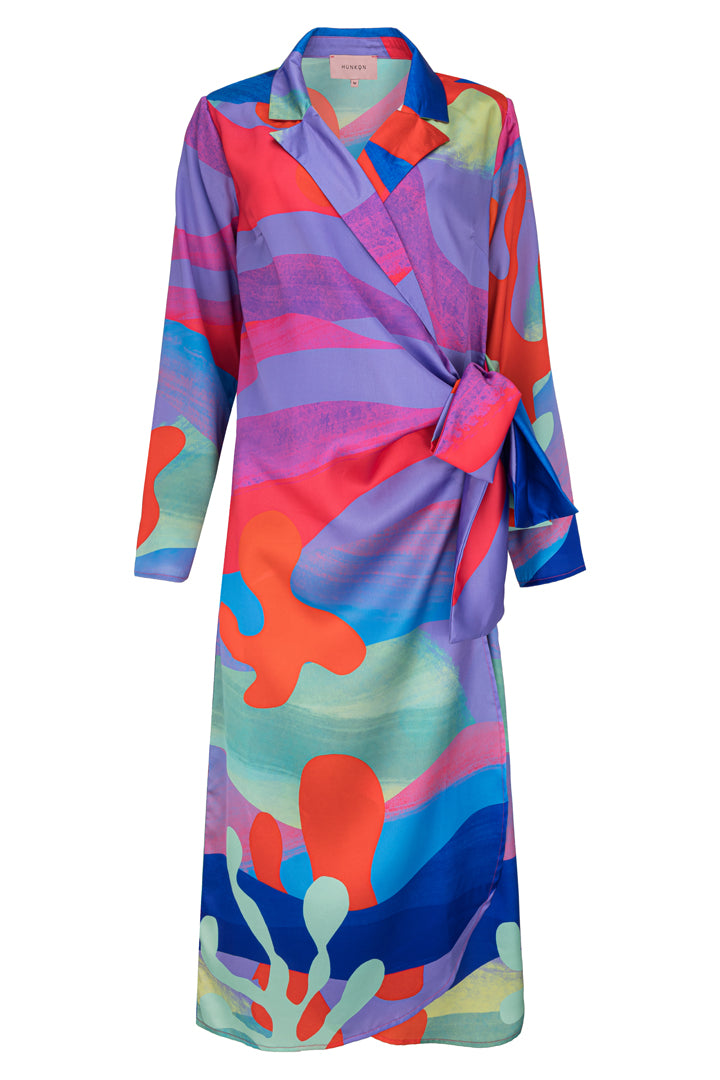 HUNKØN Rio Wrap Dress Dresses Under the Sea Art Print