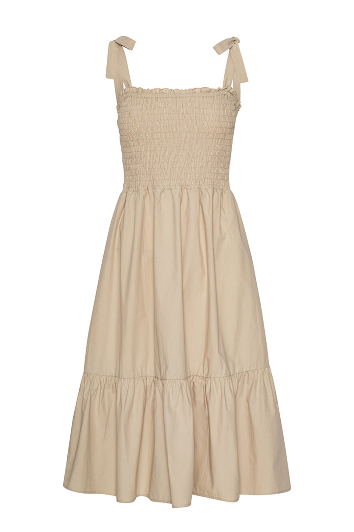 HUNKØN Safire dress Dresses Beige