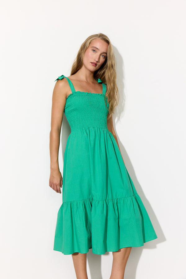 HUNKØN Safire dress Dresses Green