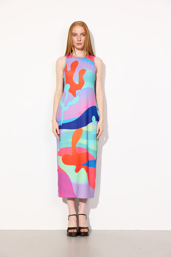 HUNKØN Toni Dress Dresses Under the Sea Art Print