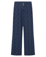 HUNKØN Trinity trousers Trousers Dark Denim