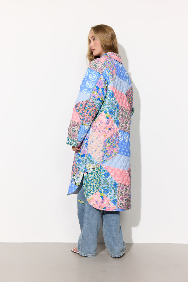 HUNKØN Una Coat Coats Patchwork